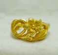แหวนทอง Prima gold 99.99 ลายดอกไม้