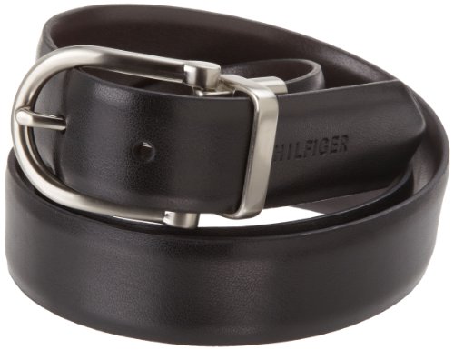 Tommy Hilfiger Mens Reversible Dress Belt (35% pu/33% bonded leather/32% vinyl belt ) รูปที่ 1