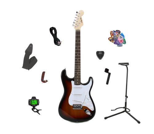 Legacy Solid Body Electric Guitar, Sunburst, w Accessory Bundle ( Legacy guitar Kits ) ) รูปที่ 1