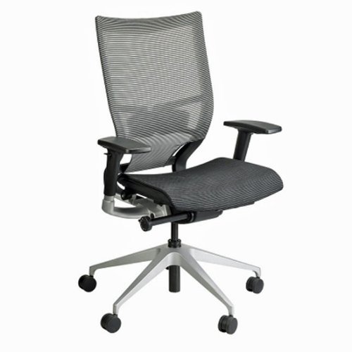 Nuvo Executive High Back Mesh Chair with Headrest Charcoal Mesh (Charcoal) รูปที่ 1
