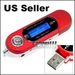 รูปย่อ USB 2 GB 2GB WMA MP3 PLAYER FM RADIO VOICE RECORDER REC (Red) ( All Land Networking Player ) รูปที่1