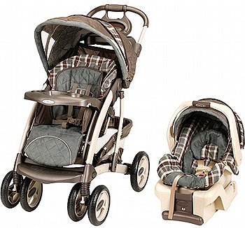 Graco Quattro Tour Travel System Stroller - Brownstone รูปที่ 1