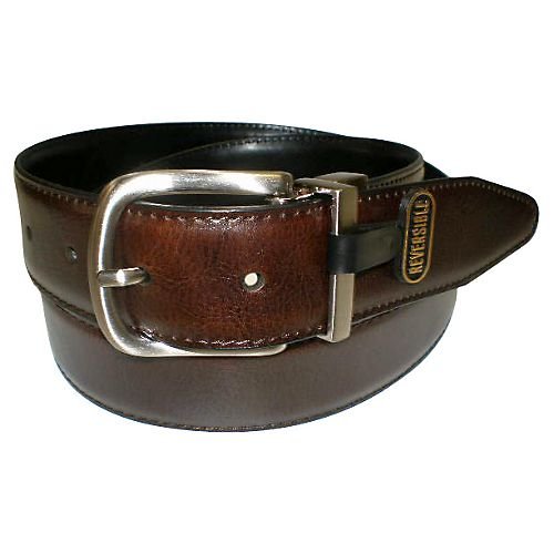 IZOD 35mm Brown & Black Reversible Belt (leather belt ) รูปที่ 1