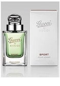 Gucci by Gucci Sport for Men Gift Set - 3.0 oz EDT Spray + 1.6 oz Aftershave Balm + 1.6 oz All Over Shampoo ( Men's Fragance Set)