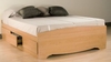รูปย่อ Maple Finish Full Size Storage Bed  รูปที่1