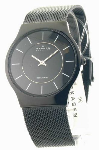 Mens Skagen Mesh Titanium Ultra Slim Dress Watch 233LTMB รูปที่ 1