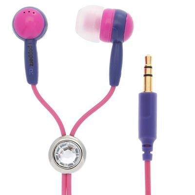 iPopperz IP-CLZ-4003 Ear Bud (Purple/Pink) ( Victory Ear Bud Headphone ) รูปที่ 1