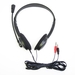 รูปย่อ GSI Standard Wired Over-The-Head Headphones with Microphone - 3.5 Stereo Pin, Connects to All PC, Laptop, Notebook, CD/DVD Players and Gaming Devices ( GSI Ear Bud Headphone ) รูปที่2