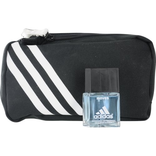 ADIDAS MOVES Cologne Gift Set for Men by Adidas (SET-EDT SPRAY .5 OZ & TOILETRY BAG) ( Men's Fragance Set) รูปที่ 1
