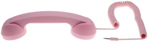 Native Union MM01H Moshi Moshi Retro POP Handset for iPad 2, iPad, iPhone 4 4G 3GS 3G (AT&T and Verizon), iPod touch (2G 3G 4G), HTC Android EVO, Blackberry, Samsung Galaxy S, Droid (Soft Touch Pink) ( Native Union Mobile ) รูปที่ 1