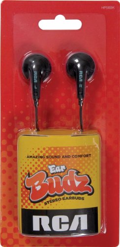 RCA HP56BK 13mm Ear Buds (Black) ( RCA Ear Bud Headphone ) รูปที่ 1