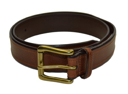 Polo Ralph Lauren Men's Leather Belt in Brown-32 (leather belt ) รูปที่ 1