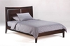 รูปย่อ Saffron Queen Platform Bed w/ Dark Chocolate Finish plus 4-Drawer Set (Oak bed) รูปที่2