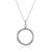รูปย่อ Sterling Silver Triple Open Circle Pendant, 16" ( Amazon.com Collection pendant ) รูปที่1