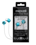 Maxell 190335 Crystal Ear Buds (Blue) ( Maxell Ear Bud Headphone )