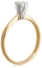 รูปย่อ 14k White or Yellow Gold Round Diamond Solitaire Engagement Ring (1/3 ct, H-I Color, SI2-I1 Clarity) ( Amazon.com Collection ring ) รูปที่3