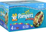 Pampers Baby Dry Sesame Street Diapers Size 4 (22-37 lb), 82.0 CT (2 Pack) ( Baby Diaper Pampers ) รูปที่ 1