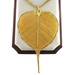 รูปย่อ Heart Shaped 24K Gold Overlay Leaf Pendant on Multi Chain Necklace ( SuperJeweler pendant ) รูปที่2