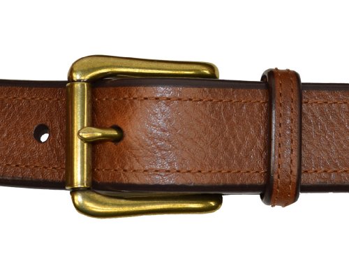 Polo Ralph Lauren Men's Leather Belt in Brown-32 (leather belt ) รูปที่ 3