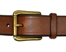รูปย่อ Polo Ralph Lauren Men's Leather Belt in Brown-32 (leather belt ) รูปที่2
