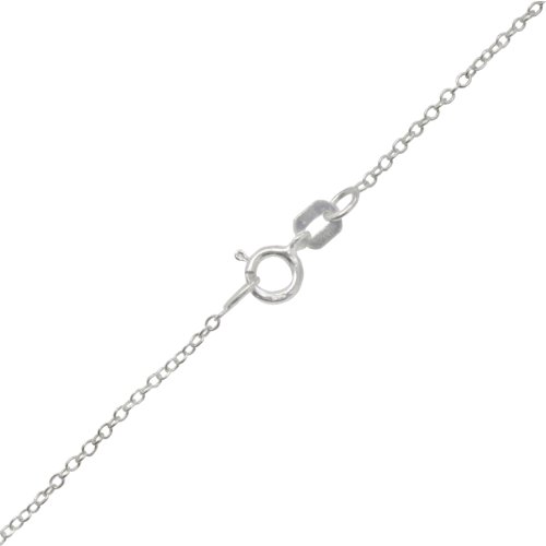 Sterling Silver Triple Open Circle Pendant, 16