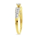 รูปย่อ 1/2 Carat Round-Cut Diamond Engagement Ring in 10K Yellow Gold Size-7 ( Netaya ring ) รูปที่2