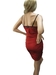 รูปย่อ Sexy Sequins Padded Bra Ruched Red Party Mini Dress ( Bella Night Out dress ) รูปที่5