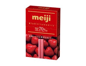 RICH Strawberry Chocolate Sticks by Meiji from Japan 30g ( Meiji Chocolate ) รูปที่ 1