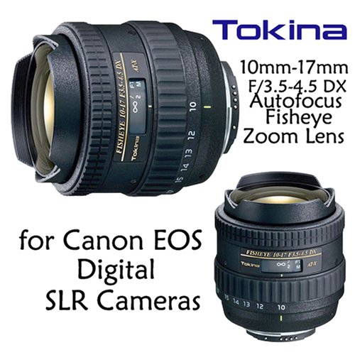 Tokina AF 10-17mm f/3.5-4.5 AT-X 107 DX Fish-Eye Zoom Lens for Canon + Accessory Kit ( Tokina Len ) รูปที่ 3
