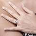 รูปย่อ Sterling Silver Ring Cushion Cubic Zirconia CZ Ring 2.56 ct.tw - Women's Engagement Wedding Ring ( BERRICLE ring ) รูปที่4
