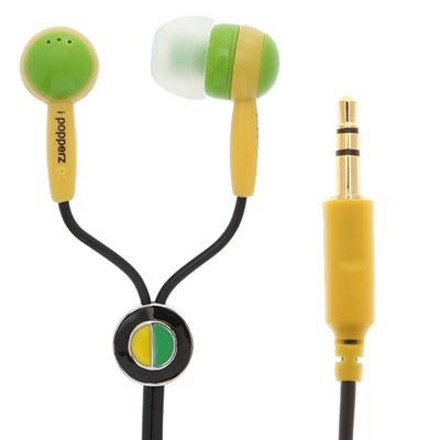 iPopperz IP-CLZ-4001 Ear Bud (Green/Yellow/Black) ( Victory Ear Bud Headphone ) รูปที่ 1