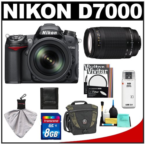 Review Nikon D7000 Digital SLR Camera & 18-105mm VR + 70-300mm Lens + 8GB Card + Filters + Tamrac Case + Accessory Kit รูปที่ 1