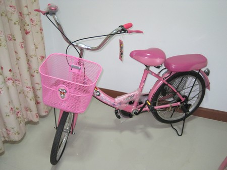 ขายจักรยานแม่บ้าน 20 นิ้ว Power Puf Girl สีชมพู รูปที่ 1