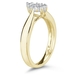 รูปย่อ 10k White or Yellow Gold Marquise Cluster Diamond Ring (1/4 cttw, I-J Color, I1-I2 Clarity) ( Amazon.com Collection ring ) รูปที่4