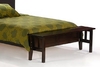 รูปย่อ Nutmeg Queen Platform Bed w/ Dark Chocolate Finish (Oak bed) รูปที่3