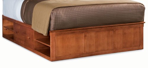 King American Drew Sterling Pointe Storage Platform Bed in Cherry Finish  รูปที่ 1