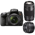 Review Sony Alpha A580/L 16.2Megapixel HD DSLR Camera and 18-55mm F3.5-5.6 Lens with Sony SAL75300 Zoom Lens and SAL35F18 Wide Angle Lens