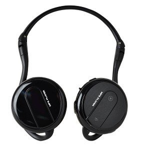 HQRP USB 2GB Behind-the-Head Folding Stereo Headphones Earphones w/Built-in MP3 Player (Black) for Sports plus HQRP Coaster ( HQRP Player ) รูปที่ 3