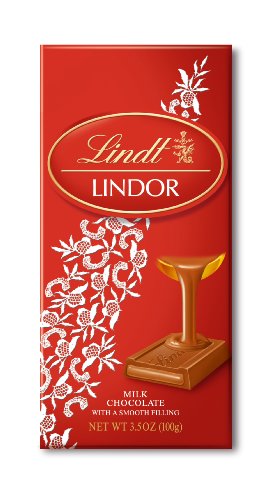 Lindt Lindor Milk Chocolate Filled Bar, 3.5-Ounce Bars (Pack of 12) ( Lindt Chocolate ) รูปที่ 1