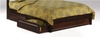 รูปย่อ Nutmeg Queen Platform Bed w/ Dark Chocolate Finish (Oak bed) รูปที่2