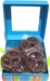 รูปย่อ Fab Stripe Pretzel Twist Gift Box 8 oz, Milk Chocolate ( Olde Naples Chocolate Chocolate Gifts ) รูปที่1