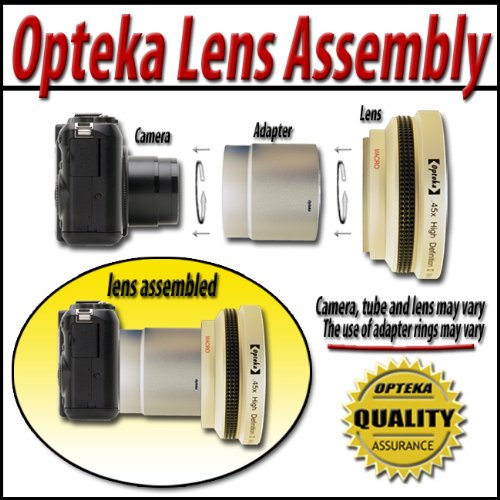 Opteka 10x HD² Professional Macro Lens for Canon Powershot S5 IS, S3 IS, and S2 IS ( Opteka Len ) รูปที่ 4