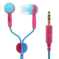 iPopperz IP-CLZ-4005 Ear Bud (Light Blue/Rose/Dark Blue) ( Victory Ear Bud Headphone )