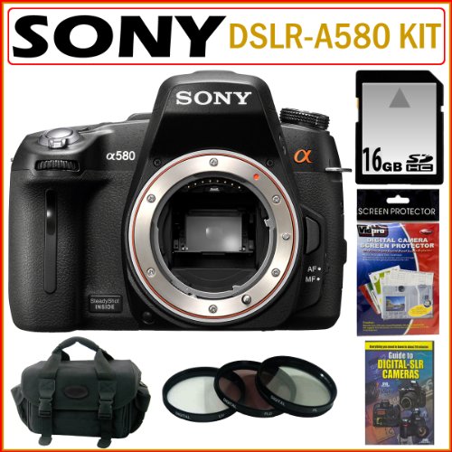 Review Sony DSLRA580 Alpha A580 16.2Megapixel Digital SLR Camera (Body Only) + 16GB Accessory Kit รูปที่ 1