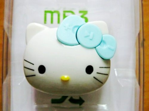 4GB Cute Hello Kitty with Baby Blue Bow MP3 Player ( Hello Kitty Player ) รูปที่ 1