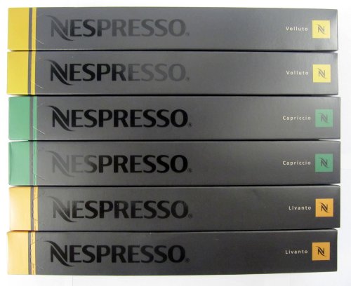 60 Nespresso Capsules Mixed Flavors New Mixed6 รูปที่ 1