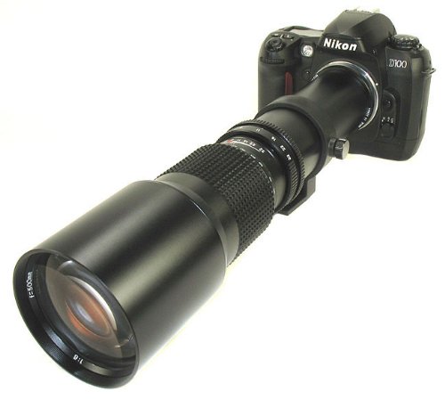500mm BOWER Telephoto Lens for NIKON D40, D80, D90,D200 ( CameraWorks NW Len ) รูปที่ 1