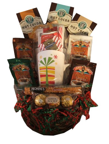 Starbucks Ghirardelli Land O Lakes Cozy Nights Hot Cocoa Chocolate Lovers Christmas Hanukkah Holiday Gift Basket Present ( The Online Candy Shop Chocolate Gifts ) รูปที่ 1