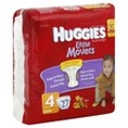 Huggies Supreme Natural Fit Diapers Unisex Step 4 22-37 Lbs, 27.0 CT (3 Pack) ( Baby Diaper Huggies )