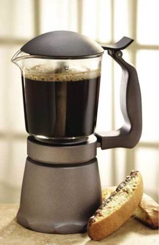 Primula Glass Top Stovetop Espresso Coffee Maker 6 Cup รูปที่ 1